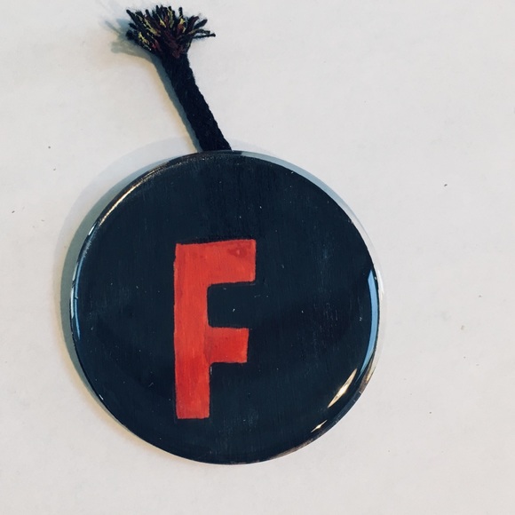 F bomb hand painted pin - Picture 1 of 1